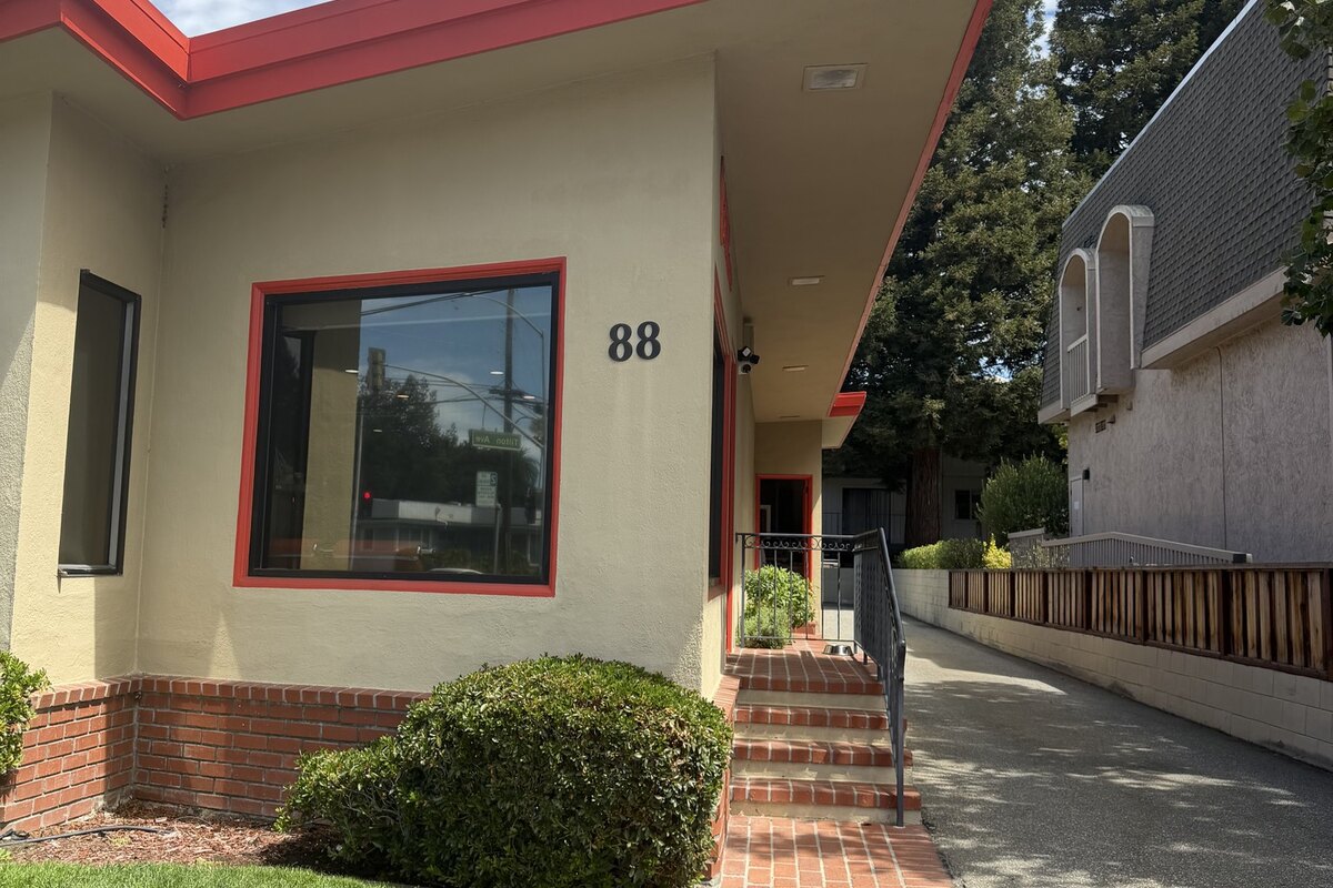 California Hearing Center entrance, San Mateo