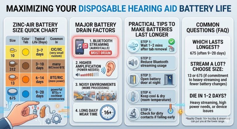 How Long Does A Hearing Aid Battery Last
